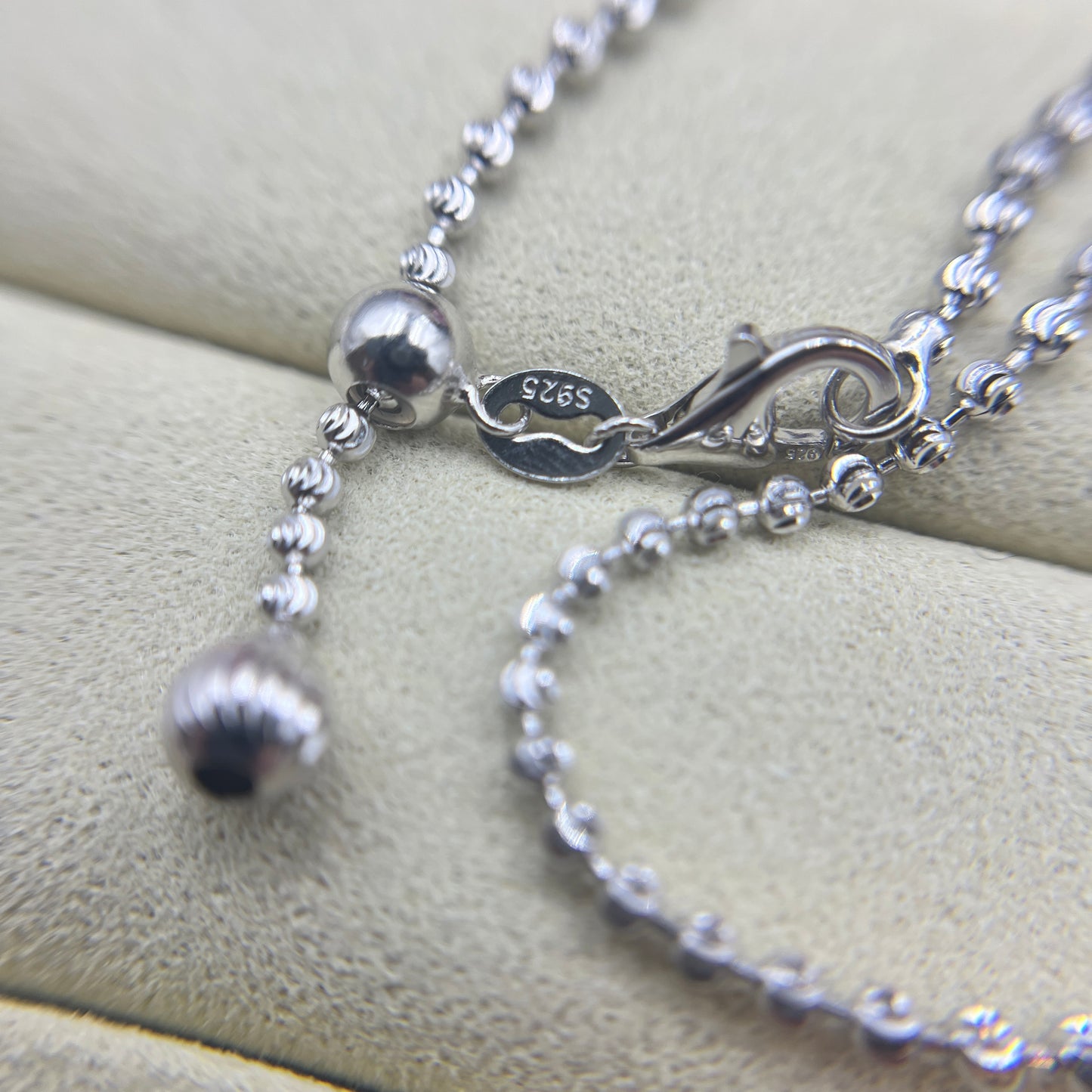 50cm adjustable S925 Sterling Silver Chain Luxury Gift