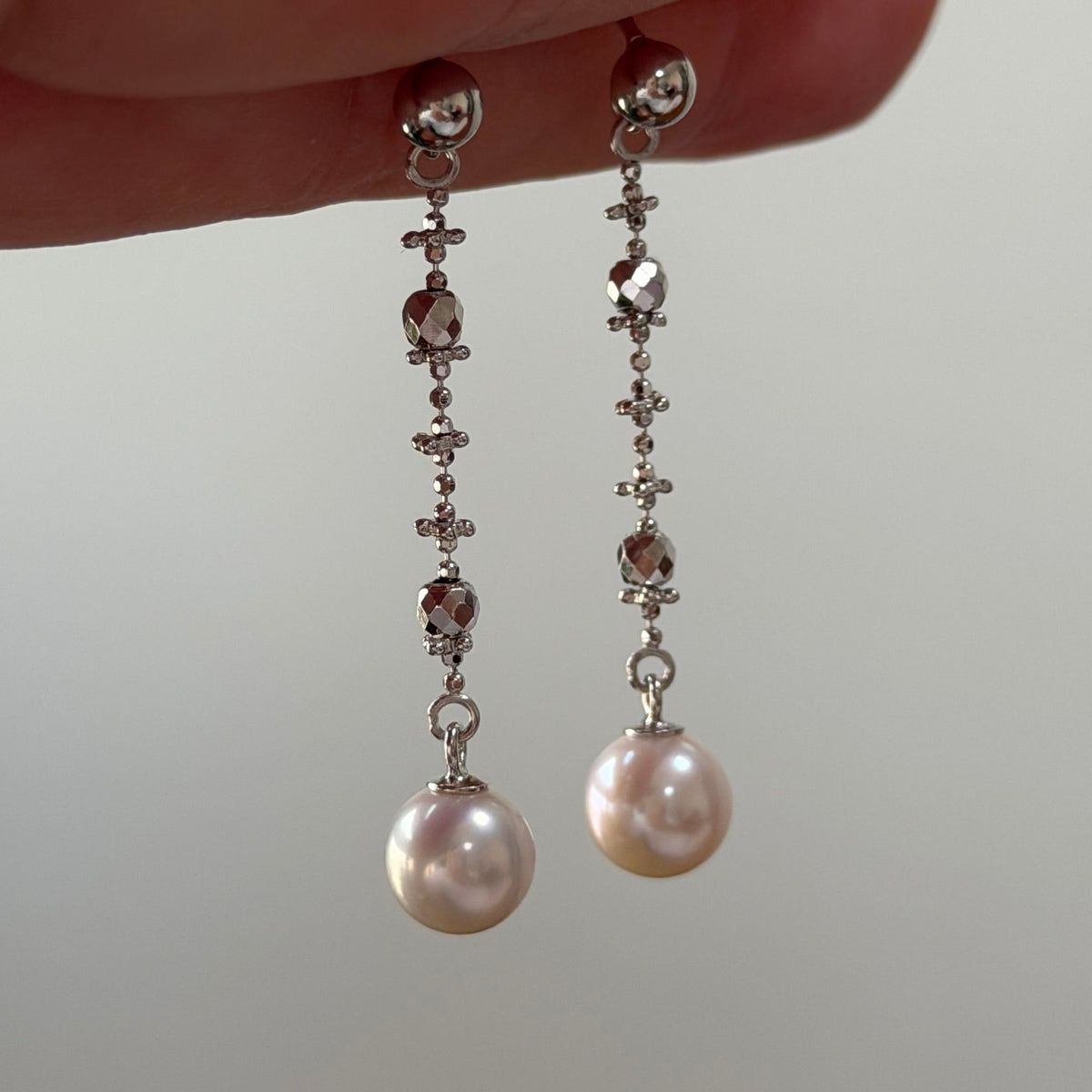 7-7.5mm flowy dainty starry earring s925