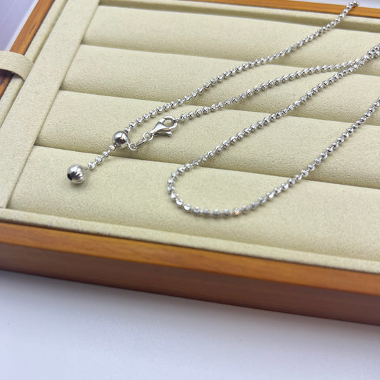 50cm adjustable S925 Sterling Silver Chain Luxury Gift