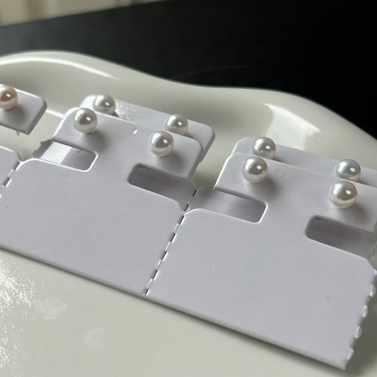 Deal Must have freshwater pearl earring stud 5mm s925