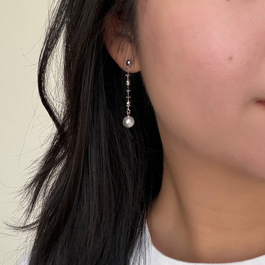 Save for Beatriz 7-7.5mm flowy dainty starry earring s925