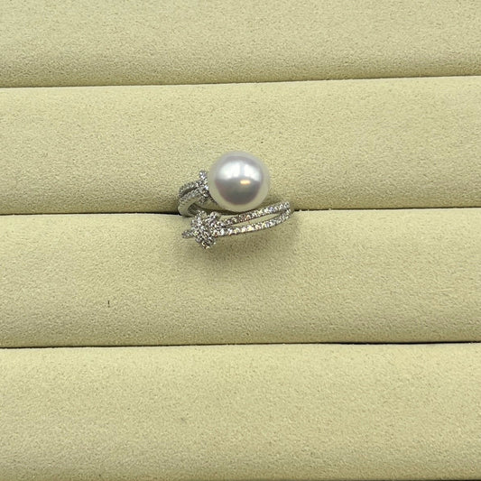 10-11mm Freshwater Pearl Ring S925 ring