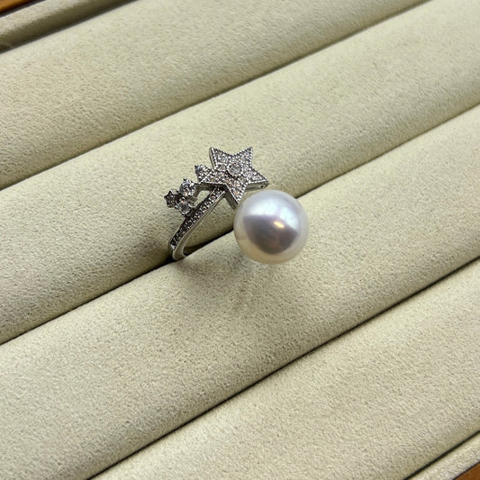 Starry Pearl Ring s925