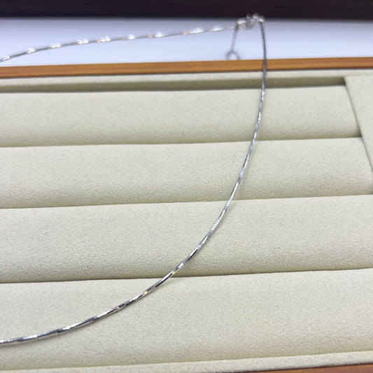 Bangle Necklace s925 White Gold Plated