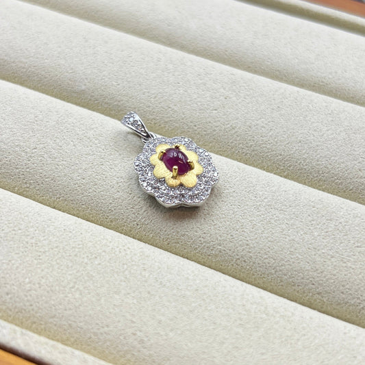 Ruby pendant s925