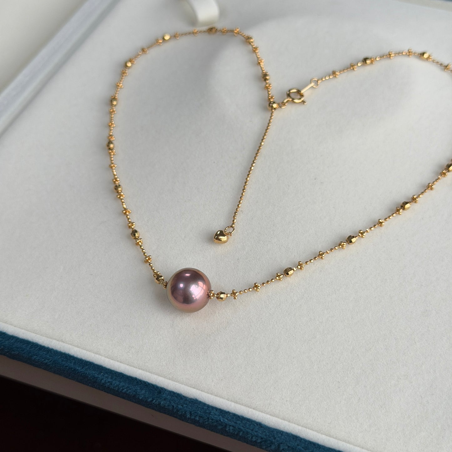 11.3mm Edison Pearl Starry Night Chain S925
