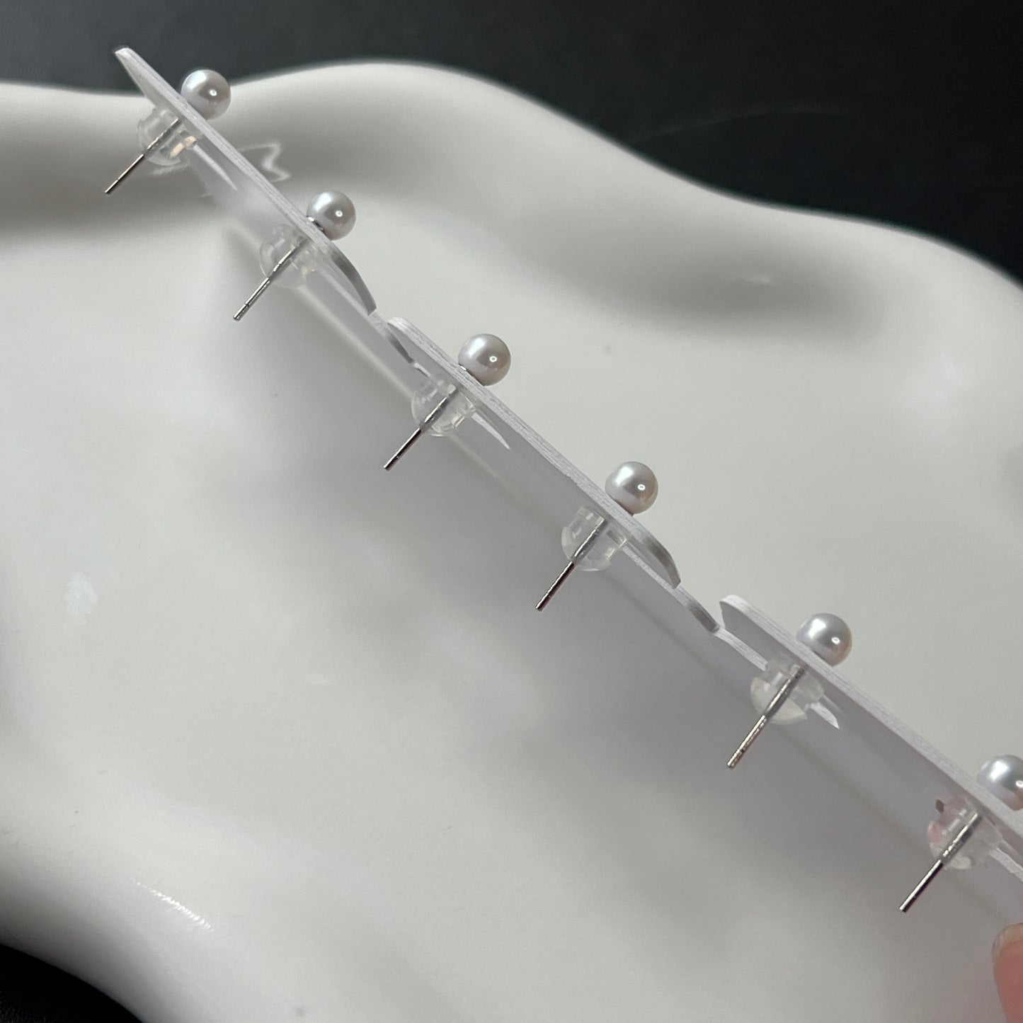 Deal Must Have baby size earring stud gift idea 4-4.5mm s925