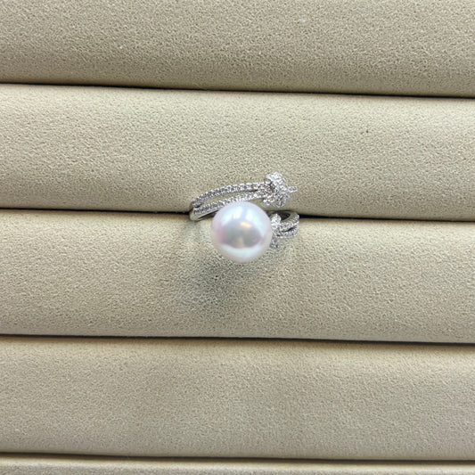 10-11mm Freshwater Pearl Ring S925 ring
