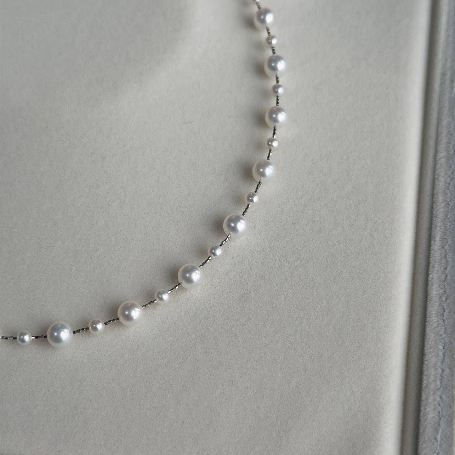 【Group Buy】Starry night dainty pearl necklace 3-4mm & 5-6mm