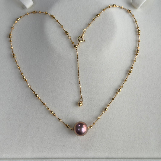 11.3mm Edison Pearl Starry Night Chain S925