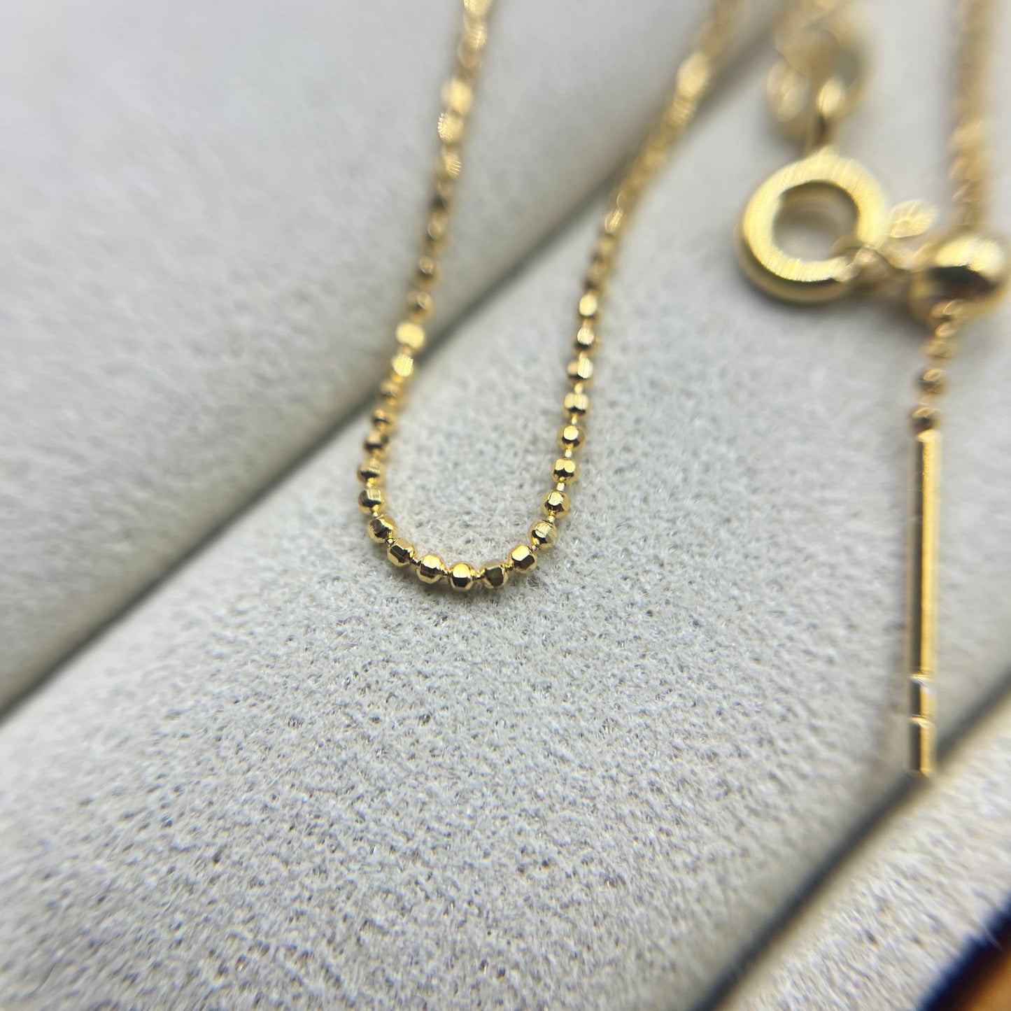 50cm Length Adjustable s925 Sterling Silver Yellow Gold Plated Chain