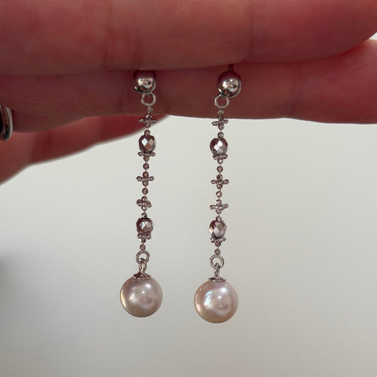 Save for Beatriz 7-7.5mm flowy dainty starry earring s925