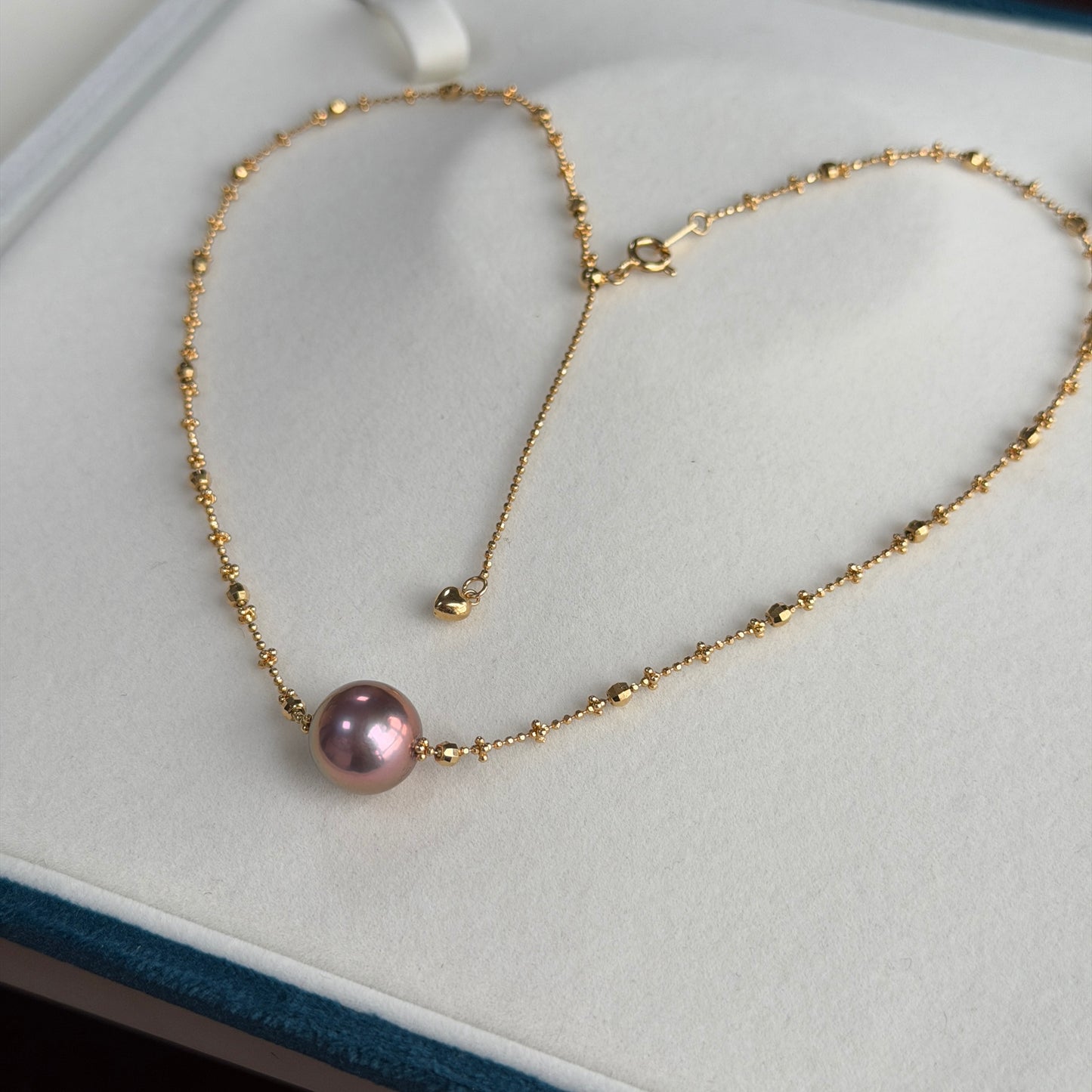 11.3mm Edison Pearl Starry Night Chain S925