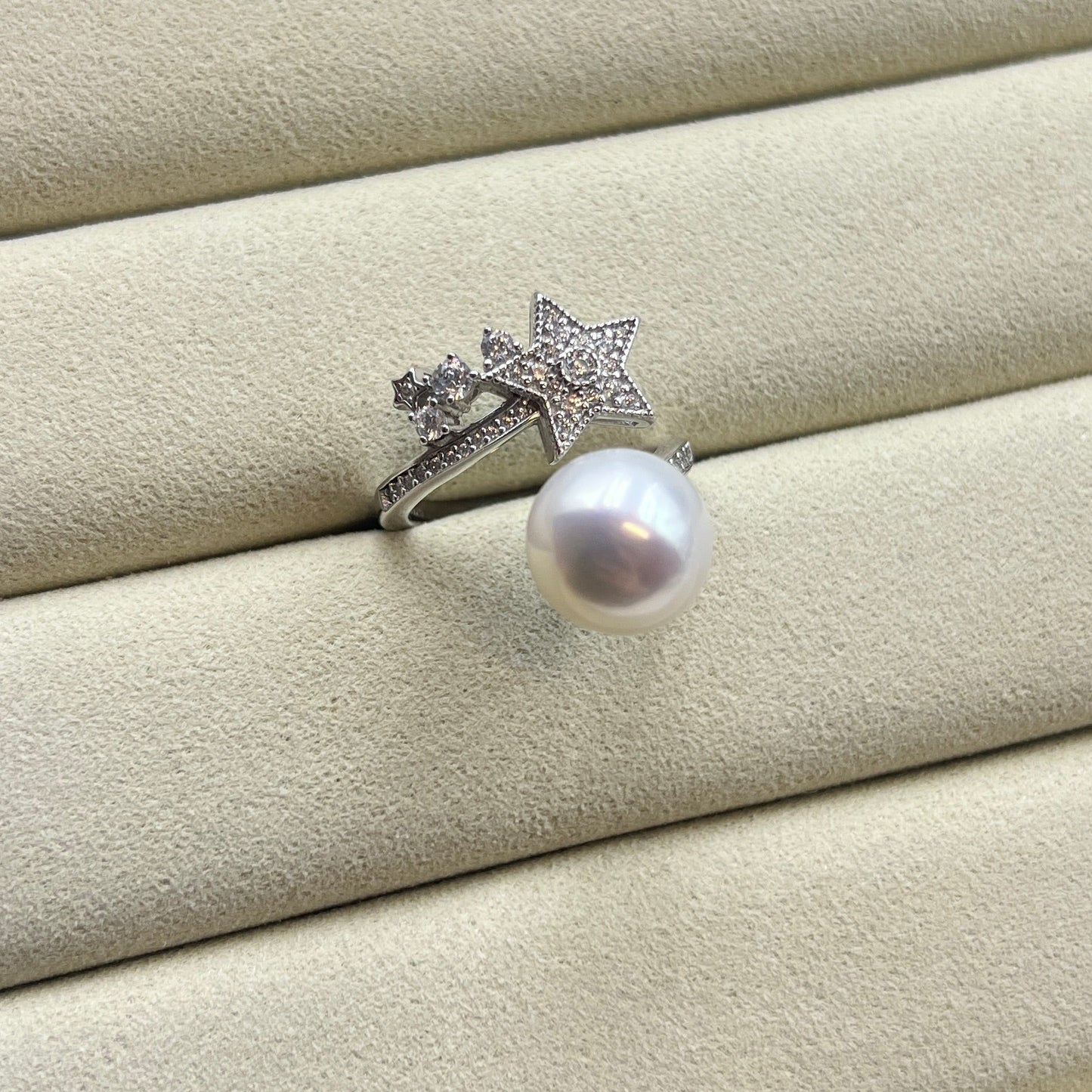 Starry Pearl Ring s925