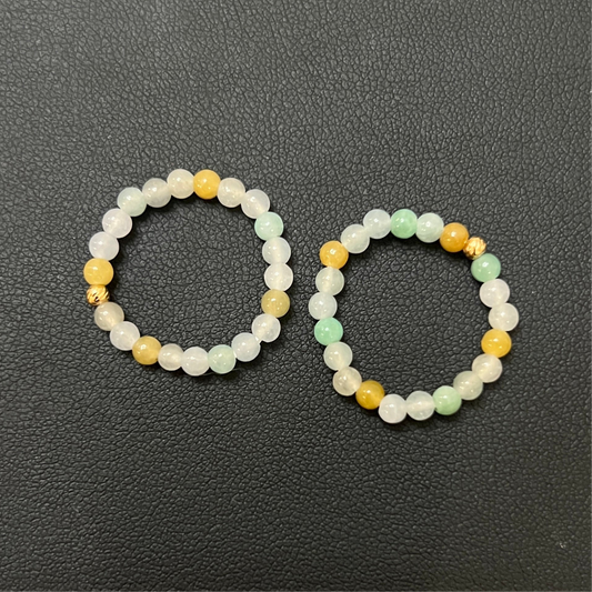 Jade elastic ring
