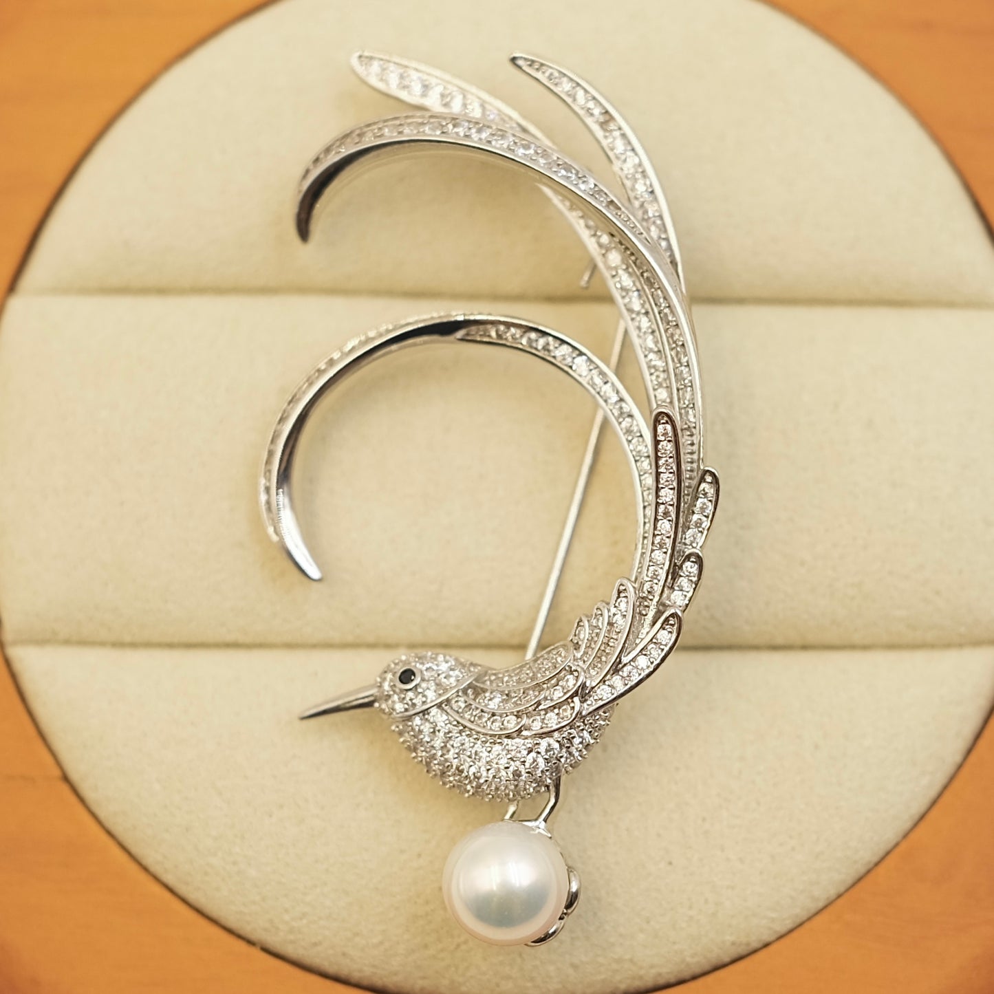 Bird Freshwater Pearl Brooch