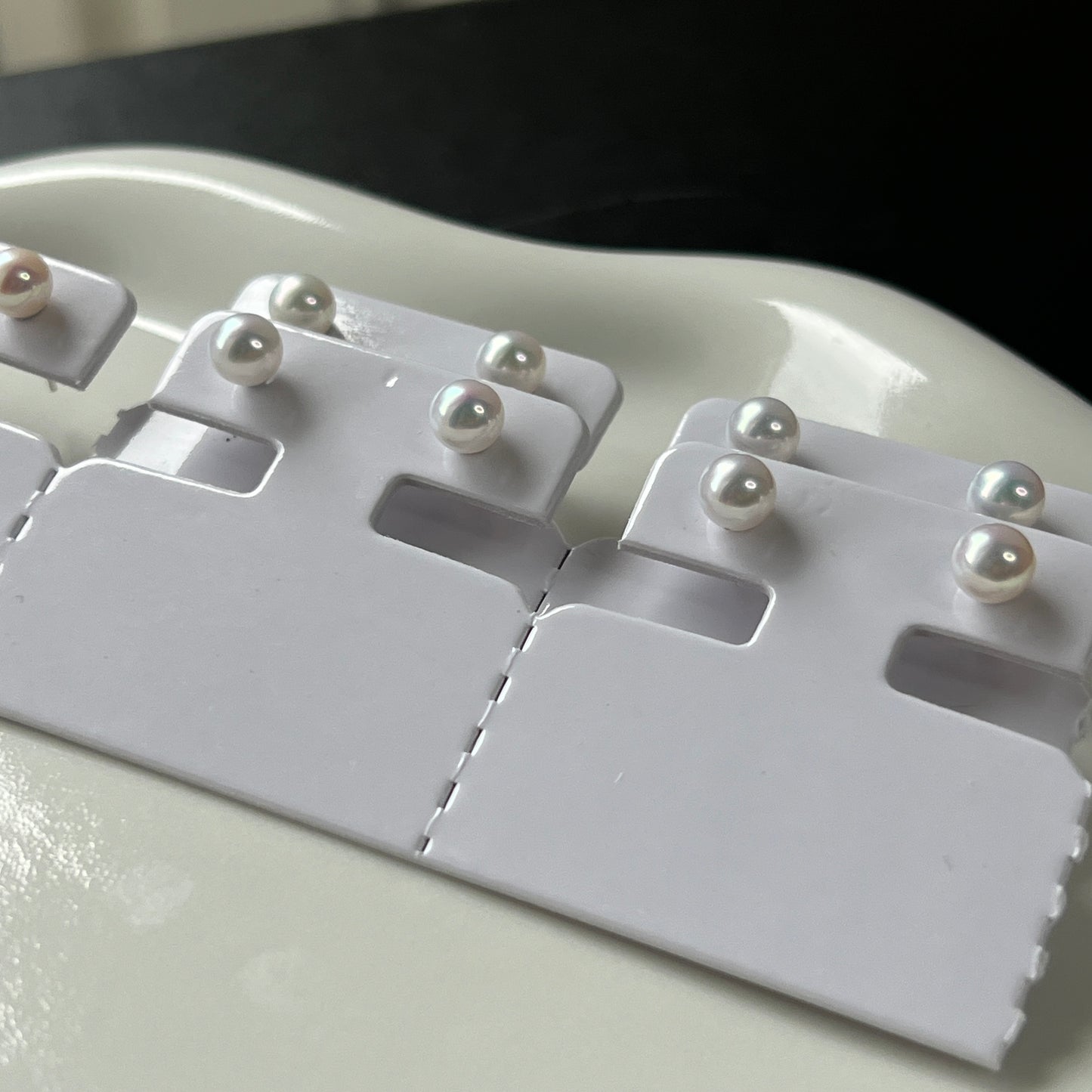 Deal Must have freshwater pearl earring stud 5mm s925