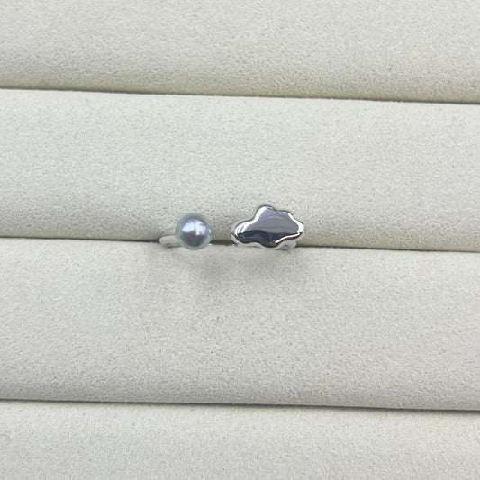 Cloud Ring Madama akoya pearl s925