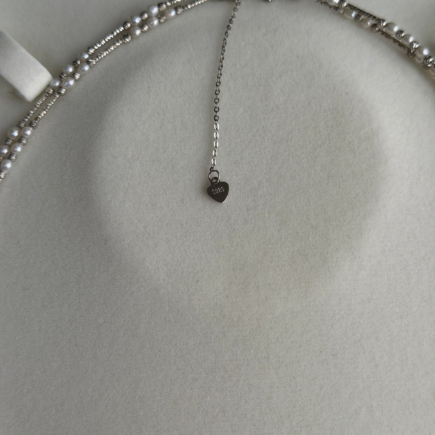 Versatile 85-90cm Freshwater keshi pearl s925 sweater necklace