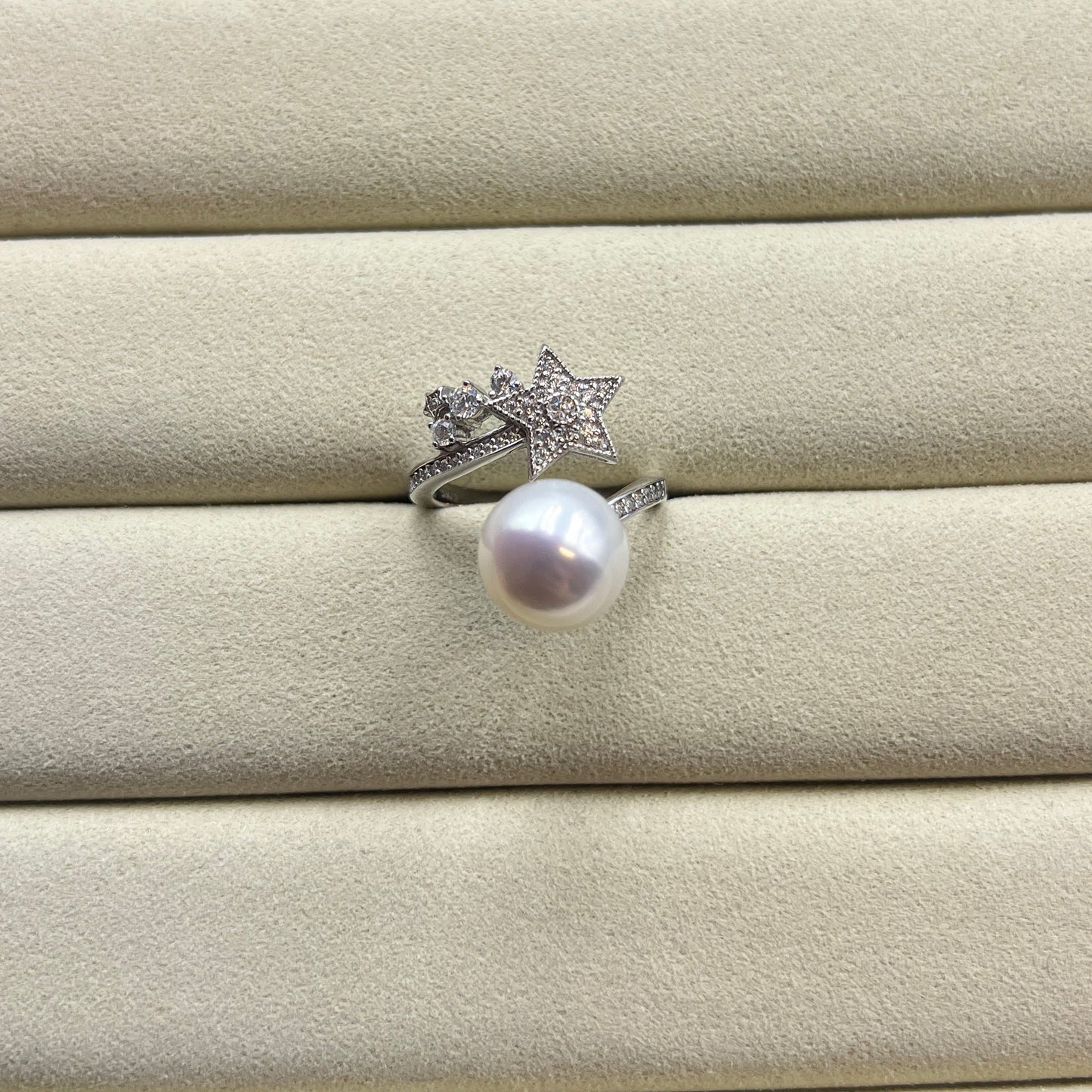 Starry Pearl Ring s925