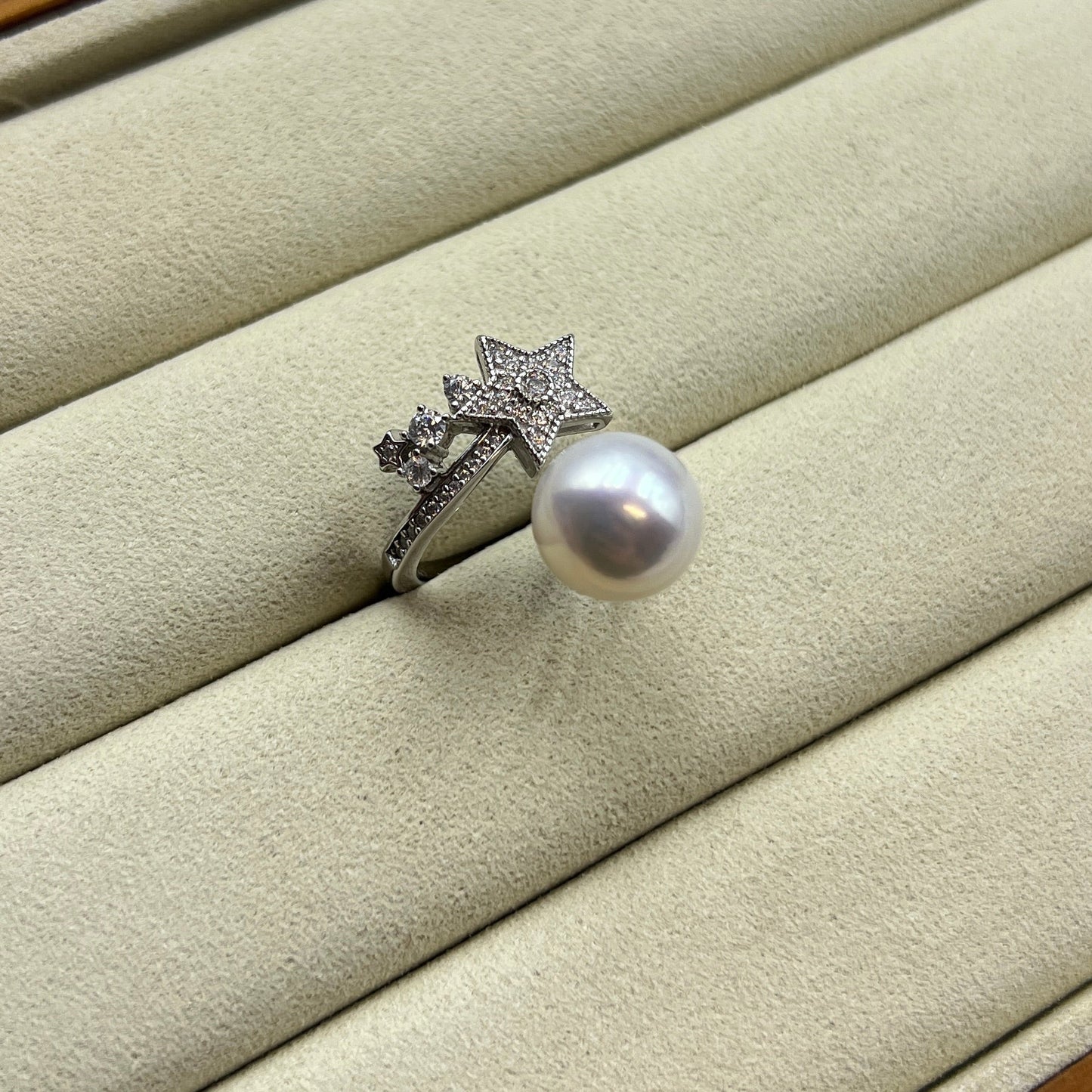 Starry Pearl Ring s925