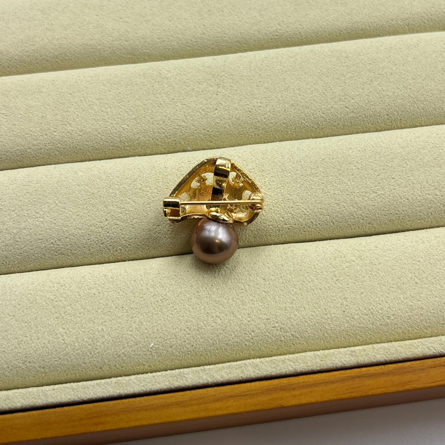 Mushroom Pearl Brooch and pendant