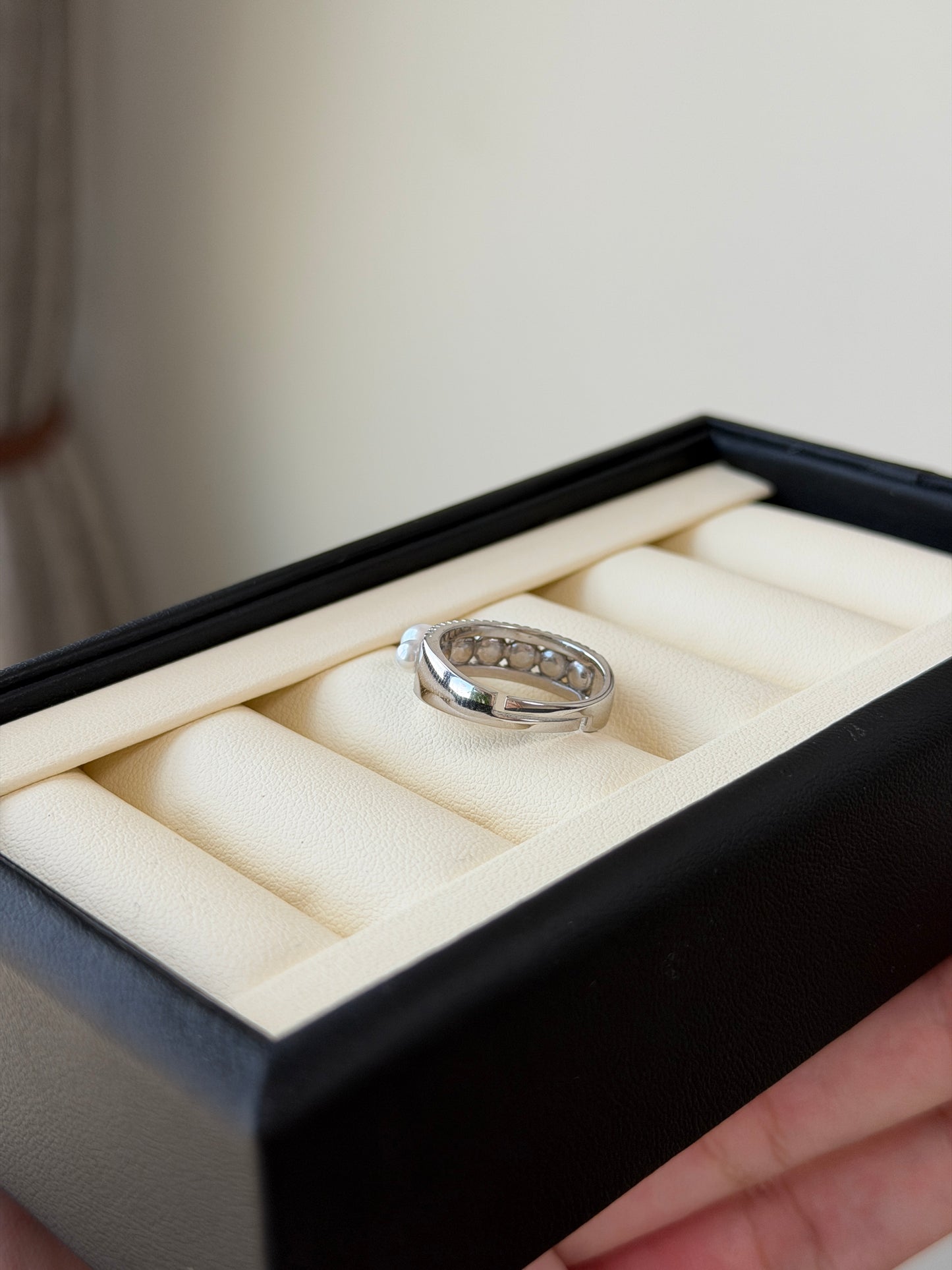 Luxury 7-Pearl Ring classic timeless style s925