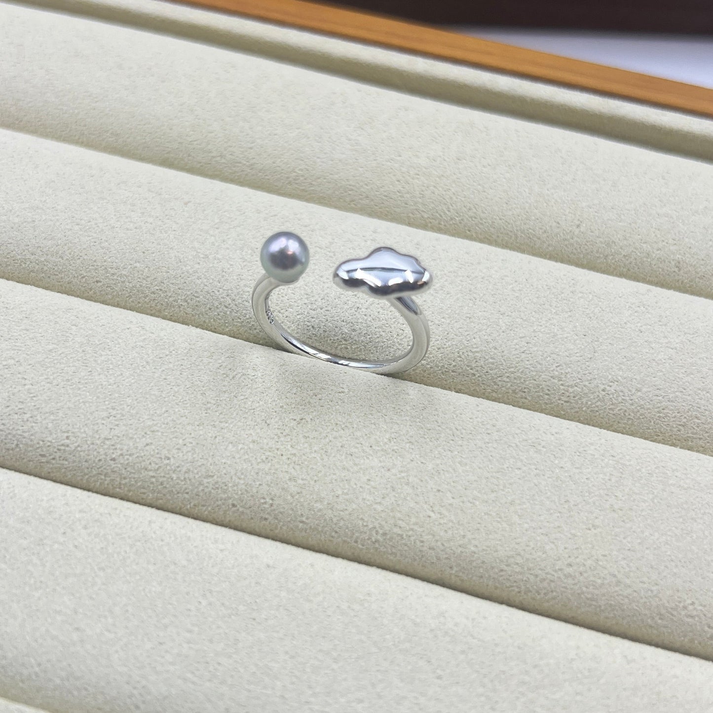 Cloud Ring Madama akoya pearl s925