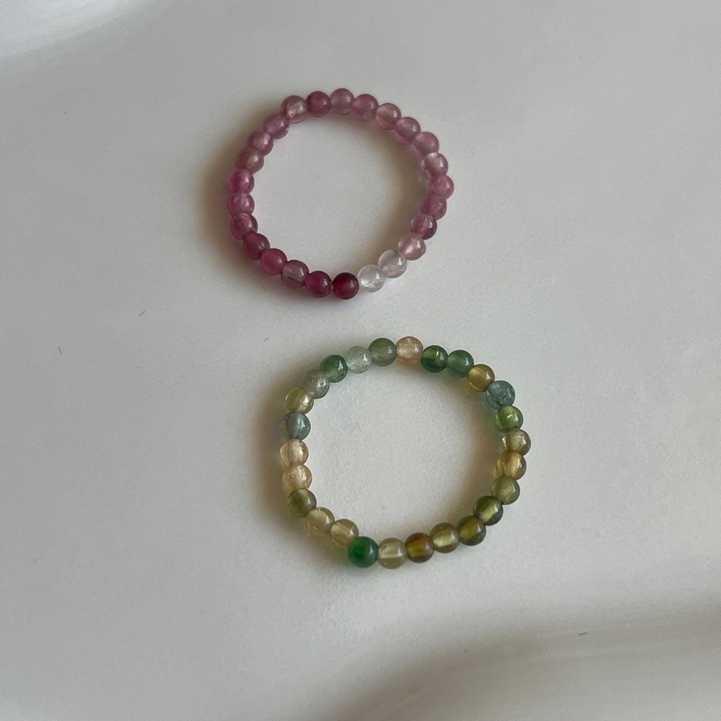 Tourmaline ring elastic style