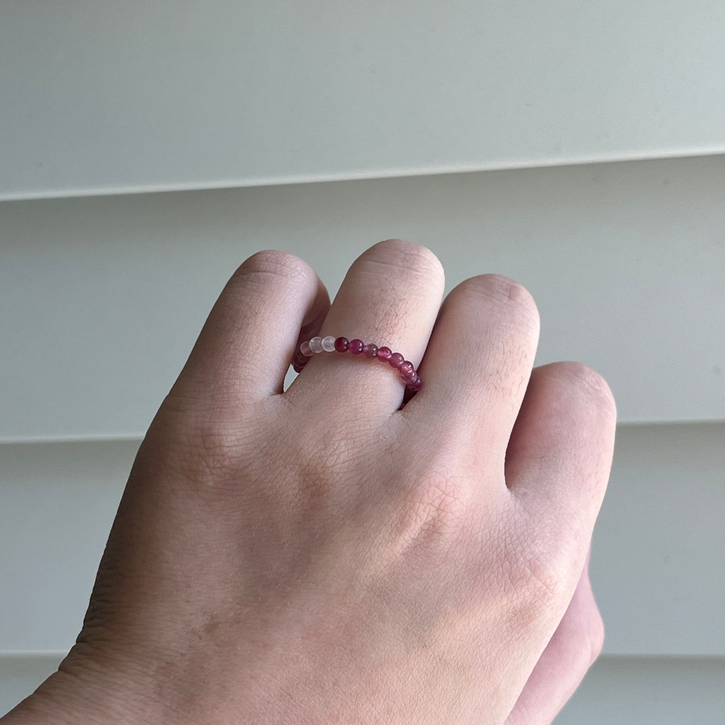 Tourmaline ring elastic style