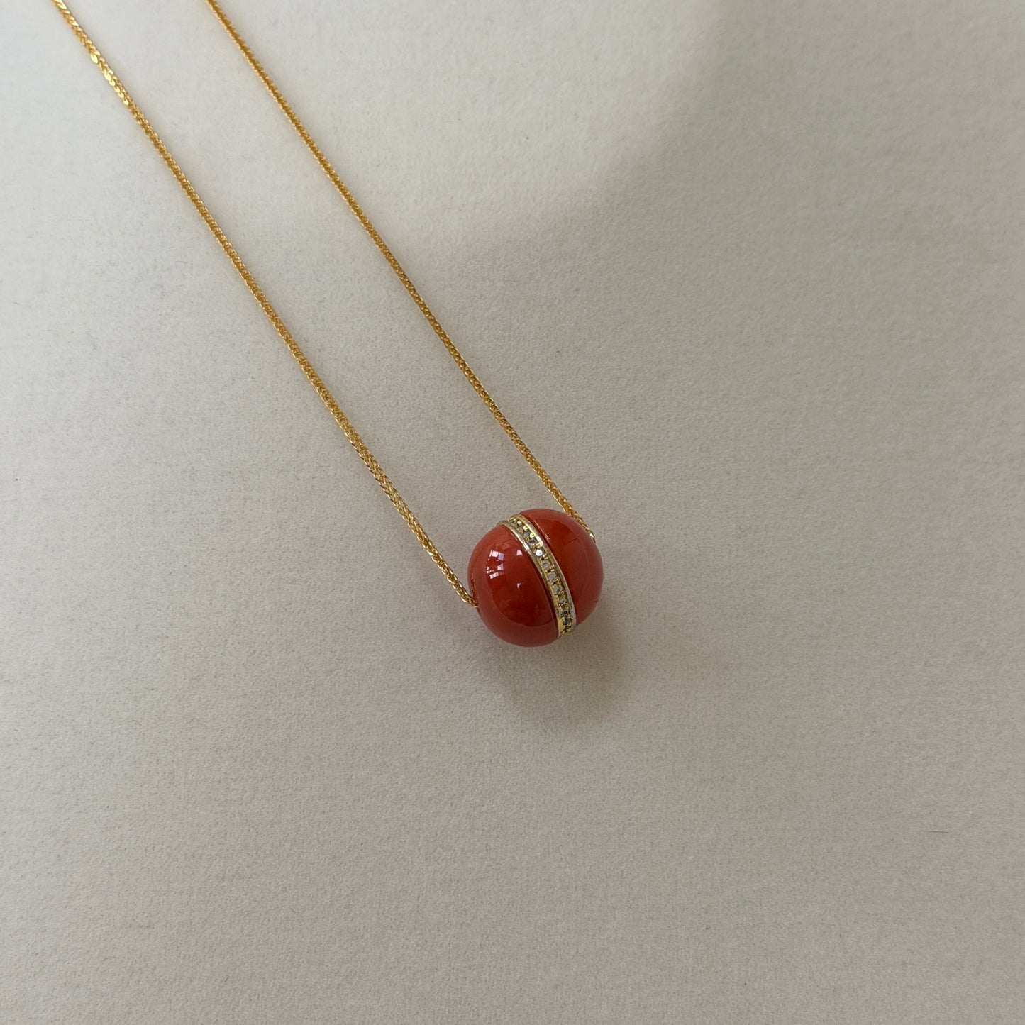 Unique Ring South Red Agage Lulu necklace s925