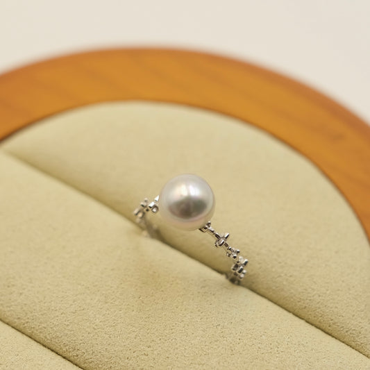 8.2mm Madama color Akoya Ring s925