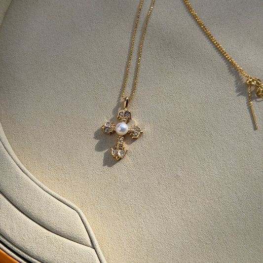 Vintage Luxury Cross Necklace