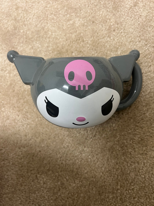 Kuromi Sanrio Gray Mug