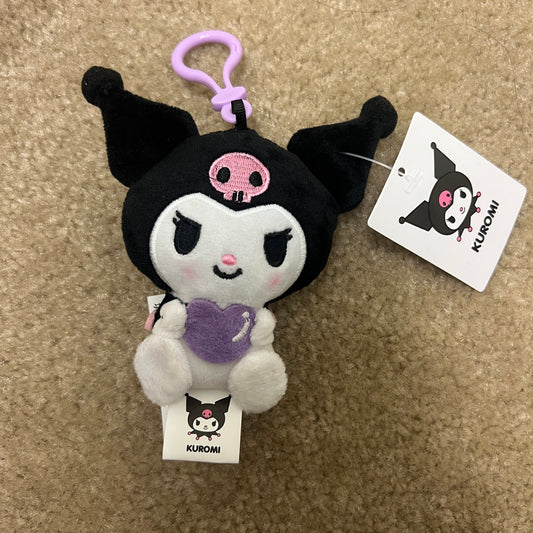 Kuromi plushie Purse charm