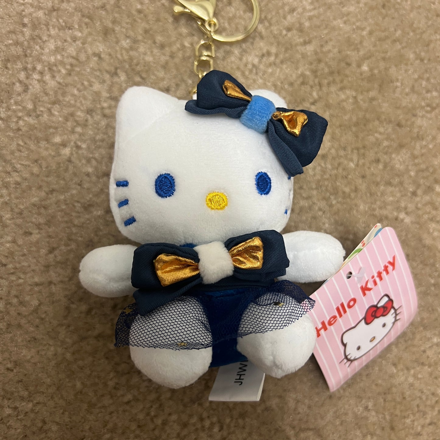 Starry Hello Kitty plushie Purse charm