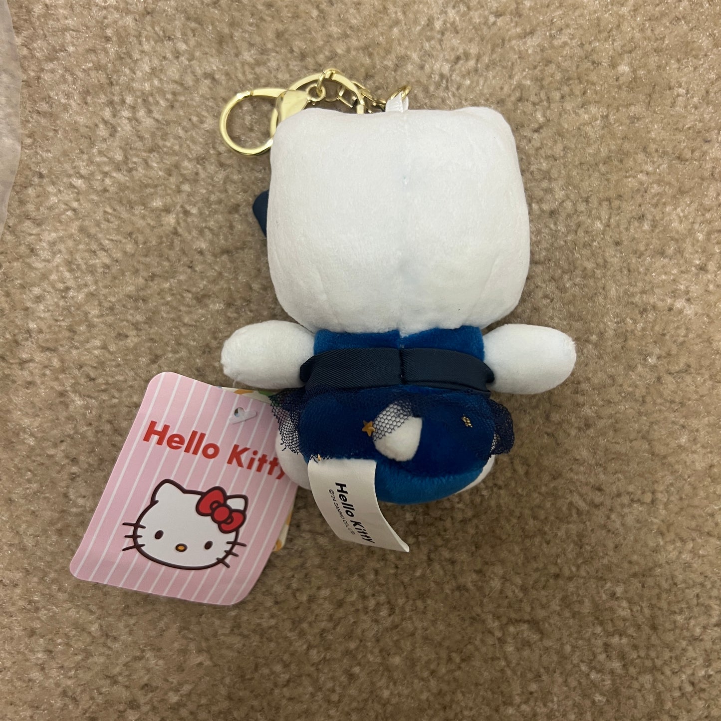 Starry Hello Kitty plushie Purse charm